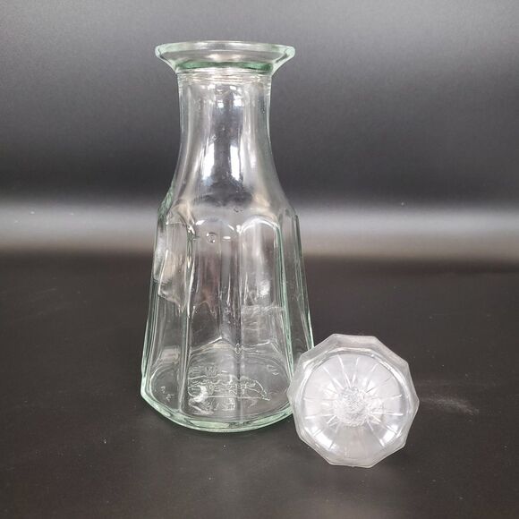 Vintage Good Seasons Glass Cruet 7.5″ Clear Oil-Vinegar Salad Dressing Bottle - Picture 6 of 9